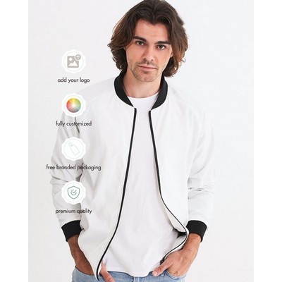 Men's All-Over Print Bomber Jacket