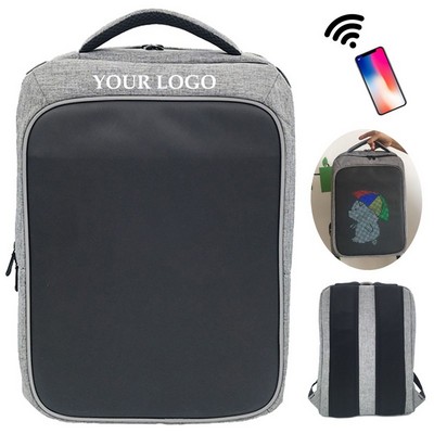 Smart WIFI LED Display Backpack