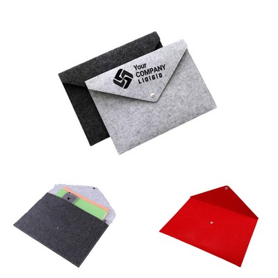 A4 Felt File Holder Stylish Document Organizer