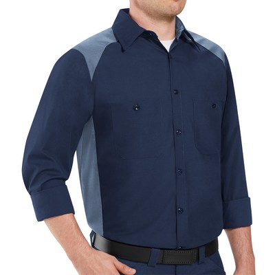 Red Kap® Men's Long Sleeve Motorsports Shirt