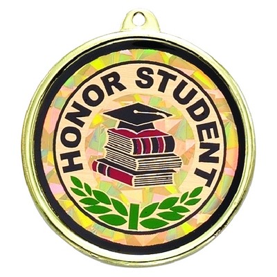 2 ¼" TM Series Academic Medal w/Honor Student Mylar Insert