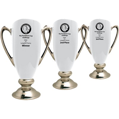 Conductor's Cup - White / Chrome