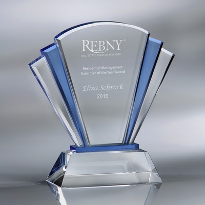 Fanfare optical crystal award