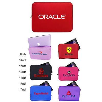 Promotek iBank® Neoprene Sleeve Zippered Case for 10" Laptop Notebook (Red)