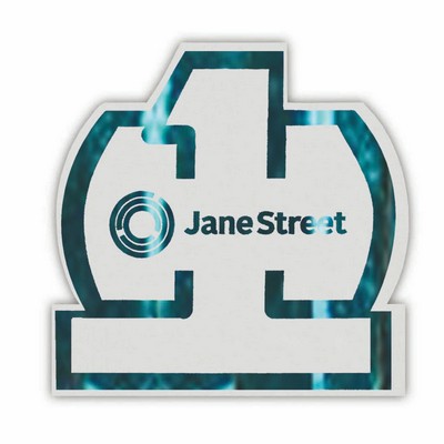 40 pt. Pulpboard Coaster, 3.5" #1, Foil Stamped