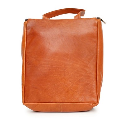 Ashlin® Designer Shaun British Tan Hanging Toiletry Kit Bag