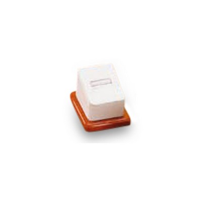 Gold Maple Wood 1 Slot Ring Tower