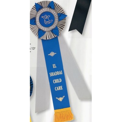 Custom Rosette - overall length 16 1/2"