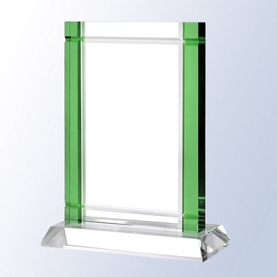 Green Deco Award with Crystal Base