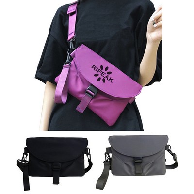 Nylon Crossbody Bag Single Shoulder Bag Daily Cell Phone Purse Bag Stadium Approved Bag