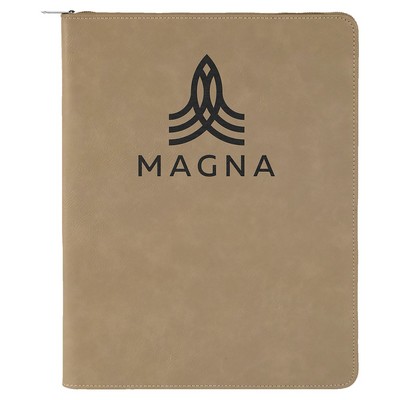 Legal Padfolio with Zipper and Notebook (9.5" x 12")