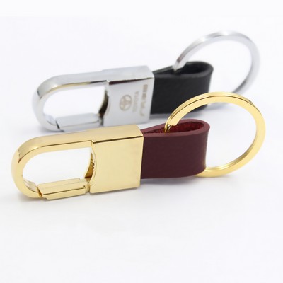 Heavy Duty Mental Car LOGO Keychain Key Clip Key Ring Key Chain Ring Holder For Men