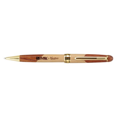 Rosewood & Maple Executive-Ball Point Pen, Award Trophy,