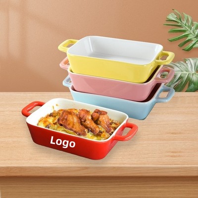9 Inch Ceramic Rectangular Baking Dishes Oven Dish