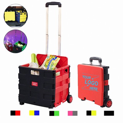 Collapsible Plastic Shopping Cart