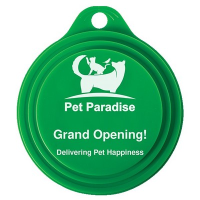 Pet Canned Food Lid Green