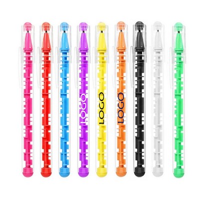 2-in-1 Custom Plastic Maze Ball Puzzle Ballpoint Pen MOQ50PCS