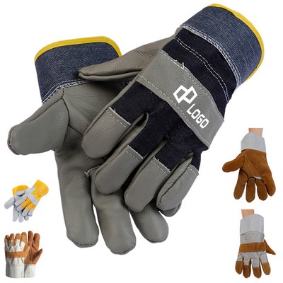 Wear-Resistant Leather Gloves For Welder