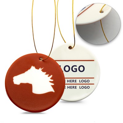 3" Custom Ceramic Ornaments