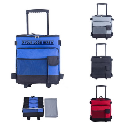 Cooler Bag w/Tie Rod and Wheels