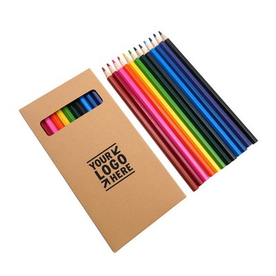 Colored Wooden Pencil Set in Box