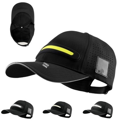 Adjustable Baseball Cap w/ LED Lighting