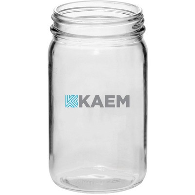 USA Printed 12 oz Canning Mason Jars