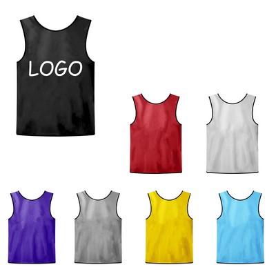 Football Basketball Team Training Vest Practice Pinnies