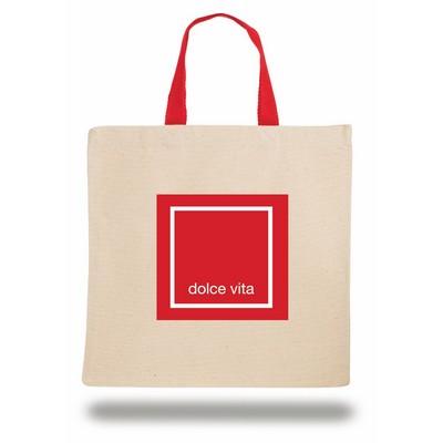 Natural Cotton Tote - 14"x14"