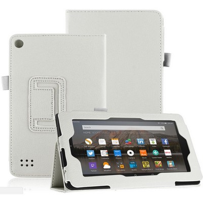 Promotek iBank® Leatherette Case for Kindle Fire HD 8" case (White)