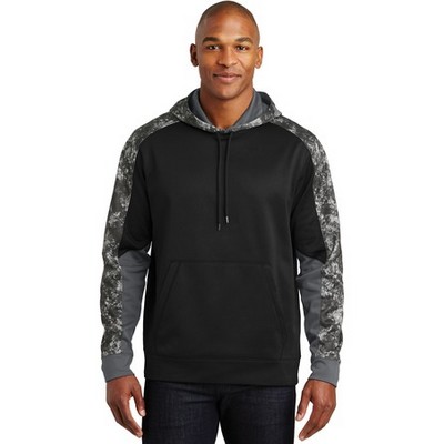 Sport-Tek® Sport Wick® Mineral Freeze Fleece Colorblock Hooded Pullover Shirt