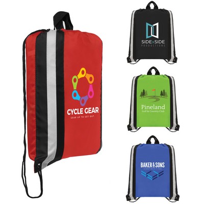 Klondike - 210D Polyester Drawstring Bag - Full Color