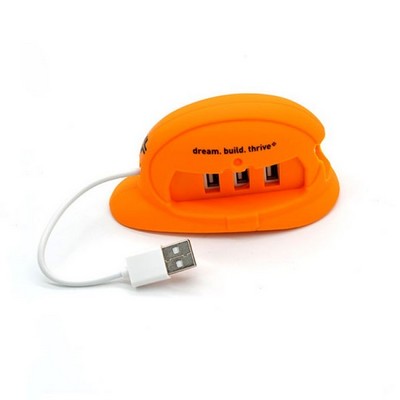 Custom Shaped PVC USB Hub – USB-A with Optional Type-C Upgrade