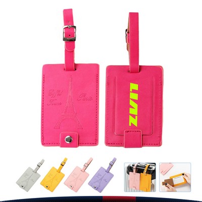 PU Suitcase Tag