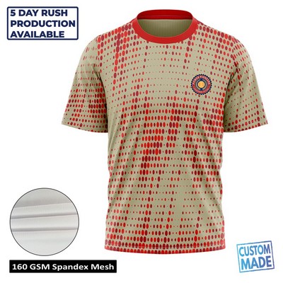 Unisex and Kids' Full Sublimation Modal Short Sleeve T-Shirt - Economy Seri