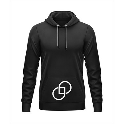 Adult and Kids' Custom 7.4 Oz Cotton Hoodie with Kangaroo Pocket - DTF, Screen Print, Heat Press