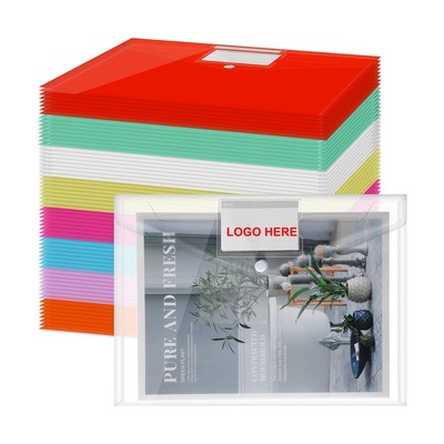 Transparent Label Envelope Folder