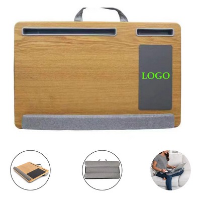 Lap Desk With Device Ledge Mouse Pad/Phone Holder