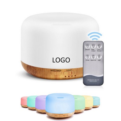 500Ml Ultrasonic Humidifier With Nightlight
