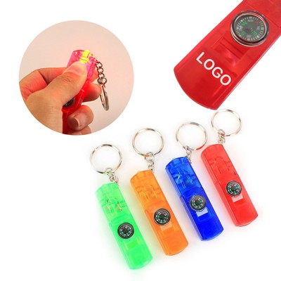 Light-Up Whistle Keychain