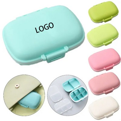 Travel Moisture Proof Plastic 8 Compartments Pill Case