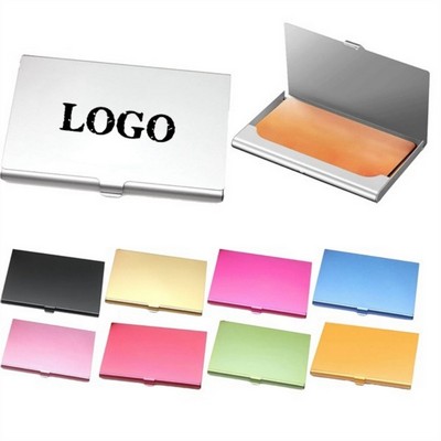 Custom Aluminum Alloy Business Card Organizer MOQ100PCS