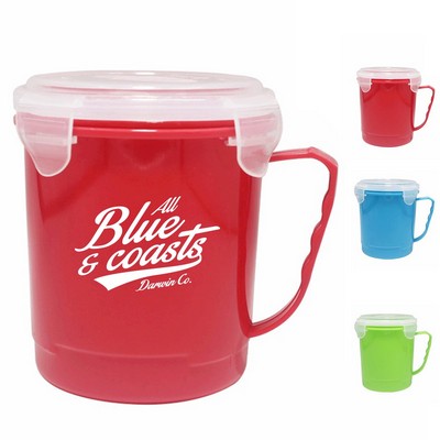 22oz Soup Mug with Vented Lid