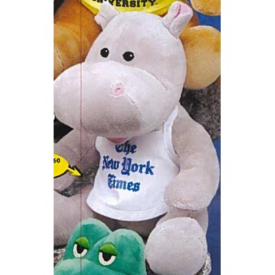 9" Q-Tee Collection™ Stuffed Hippo