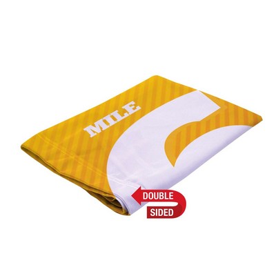 7' Premium Rectangle Sail Sign Flag, 2-Sided