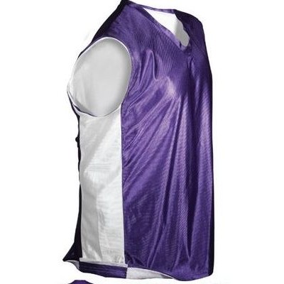 Adult Reversible Cooling Interlock Basketball Jersey Shirt w/Cap Sleeve