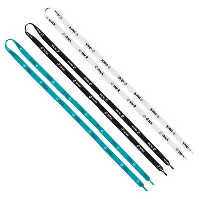 IMPORT 1/2" x 36" Imported Dye-Sublimated Shoelaces w/Belly Band