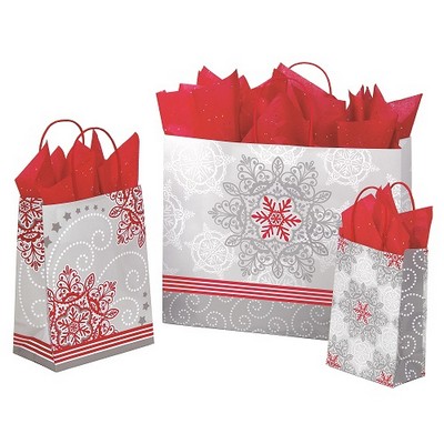 Small Christmas Lace Paper Bag