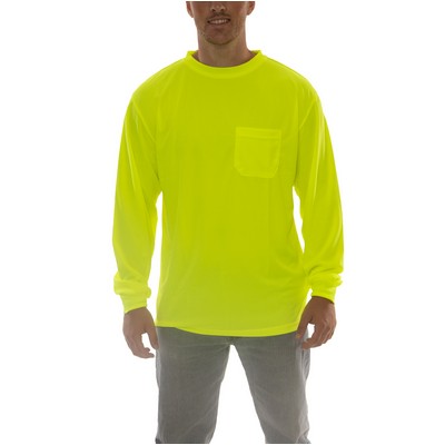 Job Sight™ Lime Green Enhanced Visibility Shirt