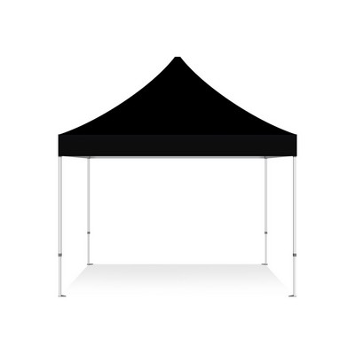 Black Canopy Tent (Topper and Frame) - (20ft x 10ft)